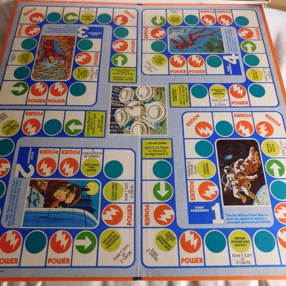 The Six Million Dollar Man Board Game 1975 Vintage - Picture 7 of 12